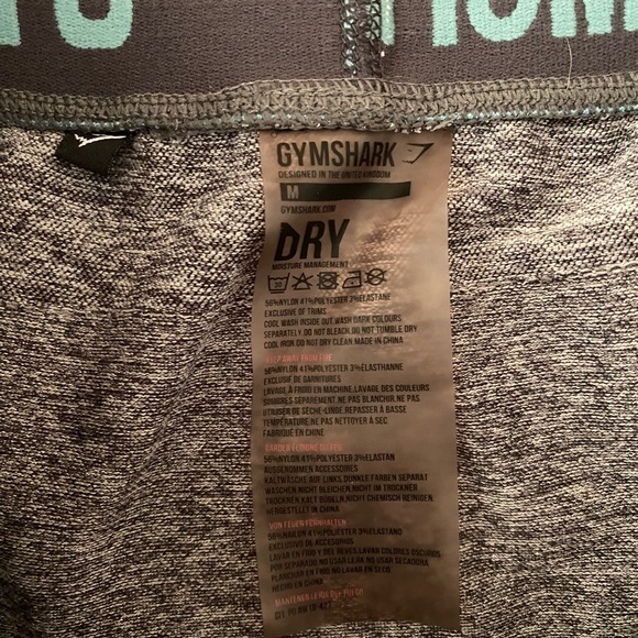 Gymshark Flex Leggings Charcoal Mark Dusty Teal - Picture 6 of 7